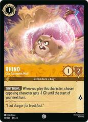 Rhino - One-Sixteenth Wolf - 15/204 - Common - Cold Foil