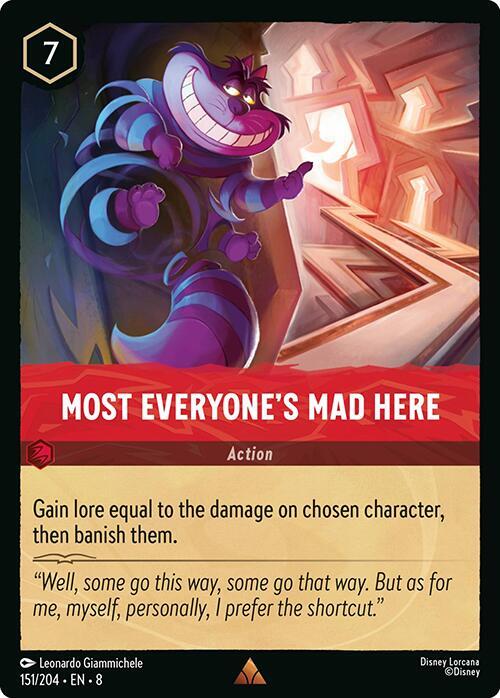 Most Everyones Mad Here - 151/204 - Rare