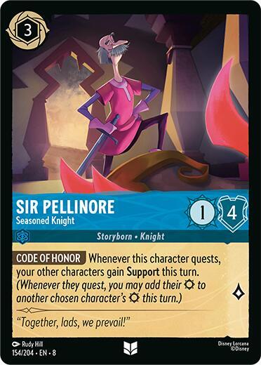 Sir Pellinore - Seasoned Knight - 154/204 - Uncommon
