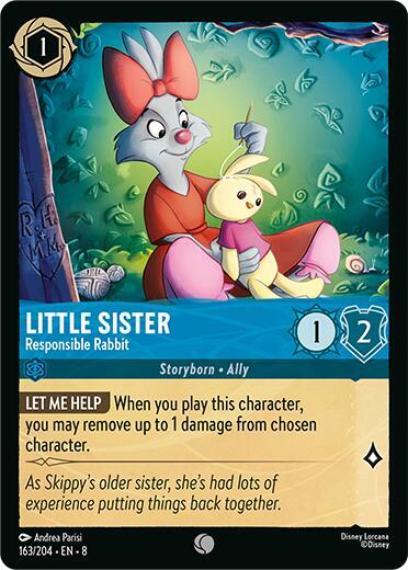 Little Sister - Responsible Rabbit - 163/204 - Common