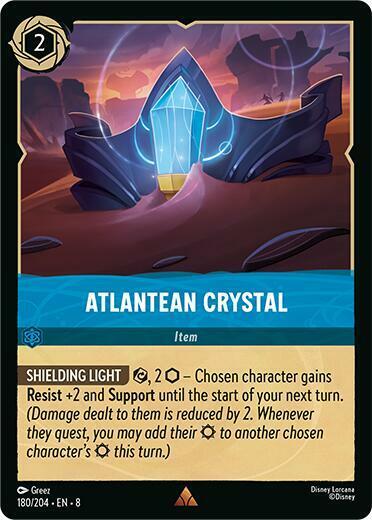 Atlantean Crystal - 180/204 - Rare - Cold Foil