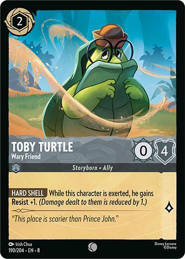 Toby Turtle - Wary Friend - 190/204 - Common