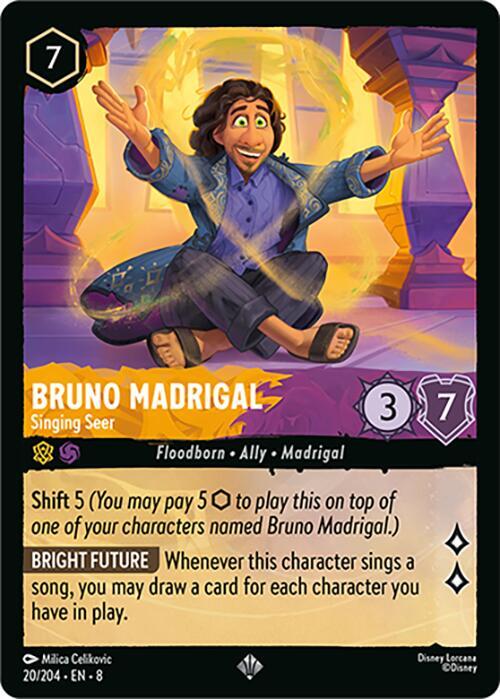 Bruno Madrigal - Singing Seer - 20/204 - Super Rare