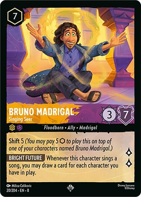 Bruno Madrigal - Singing Seer - 20/204 - Super Rare