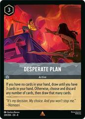 Desperate Plan - 201/204 - Rare - Cold Foil
