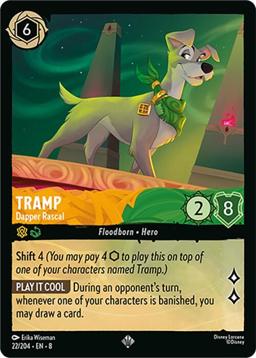 Tramp - Dapper Rascal - 22/204 - Super Rare - Cold Foil