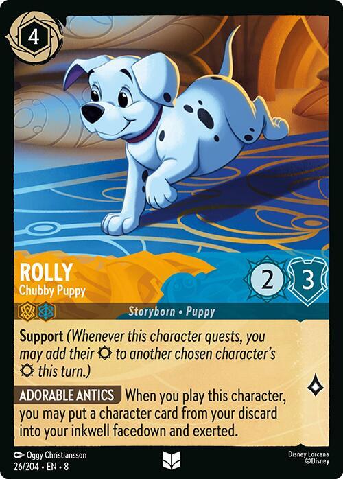 Rolly - Chubby Puppy - 26/204 - Uncommon - Cold Foil