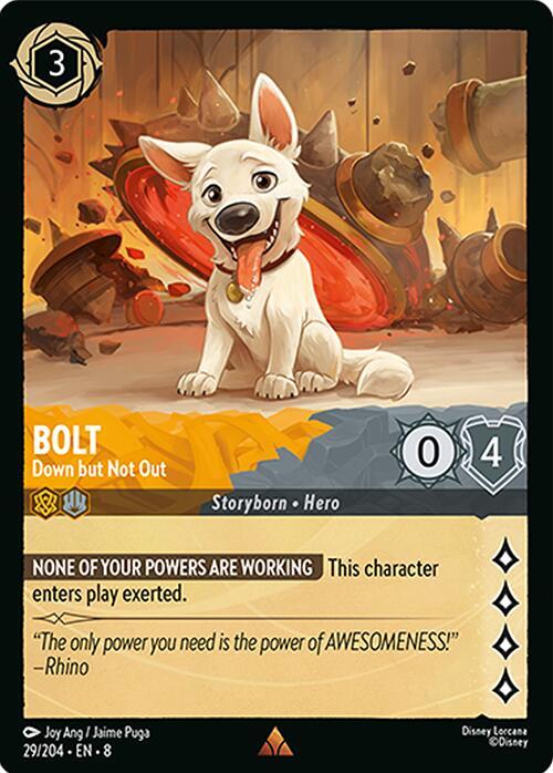 Bolt - Down but Not Out - 29/204 - Rare