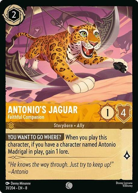 Antonios Jaguar - Faithful Companion - 31/204 - Common