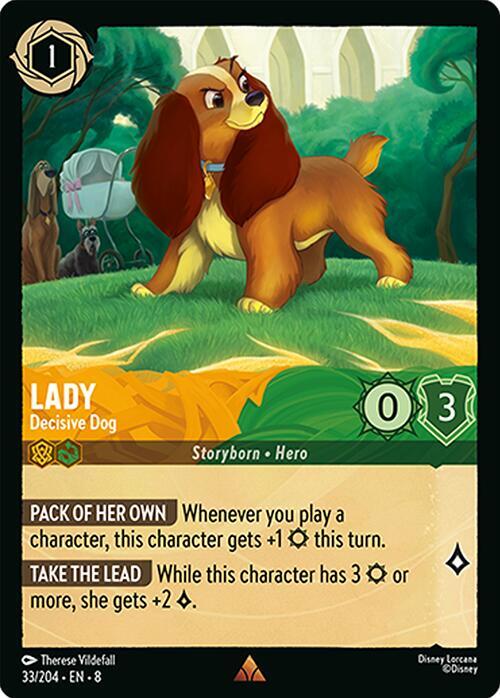 Lady - Decisive Dog - 33/204 - Rare