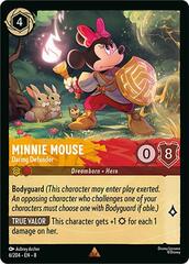 Minnie Mouse - Daring Defender - 6/204 - Rare - Cold Foil