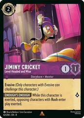 Jiminiy Cricket - Level-Headed and Wise - 62/204 - Rare