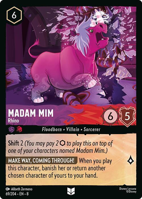 Madam Mim - Rhino - 69/204 - Uncommon - Cold Foil
