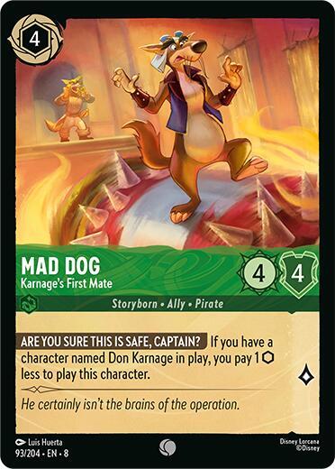 Mad Dog - Karnages First Mate - 93/204 - Common