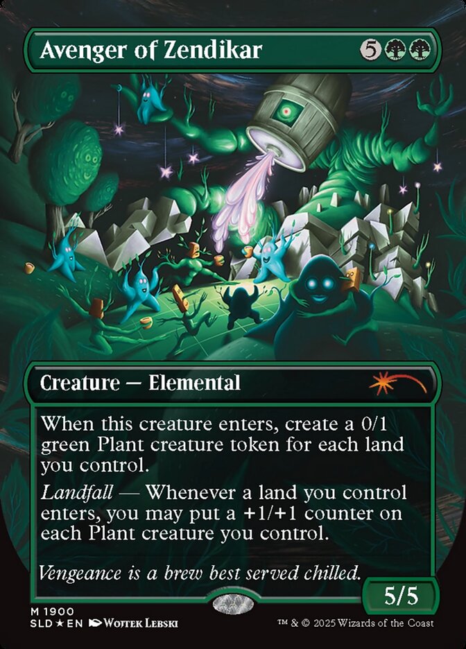 Avenger of Zendikar - Double Rainbow Foil