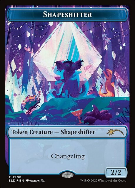 Shapeshifter Token (1908) - Double Rainbow Foil