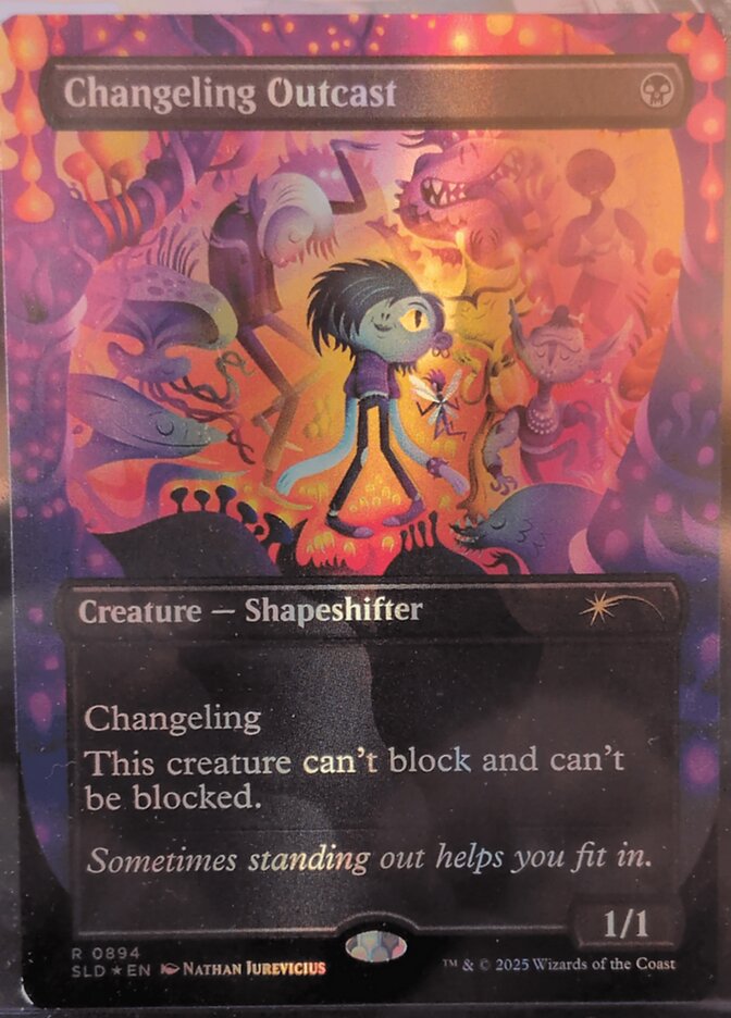 Changeling Outcast - Rainbow Foil