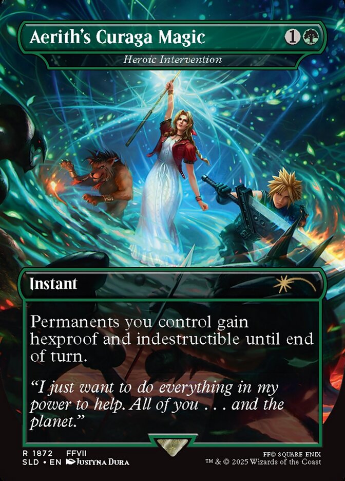 Aeriths Curaga Magic - Heroic Intervention
