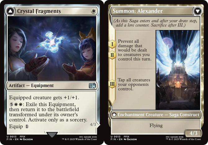alexander final fantasy mtg Crystal Fragments // Summon: Alexander [FINAL FANTASY] main image 0
