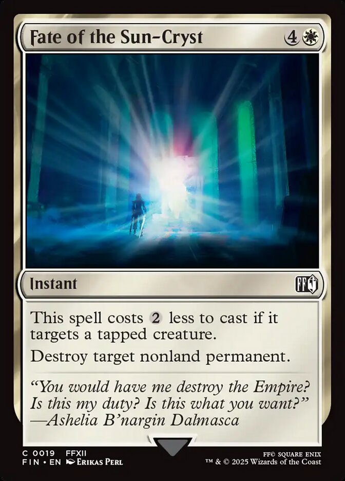 Fate of the Sun-Cryst - Foil