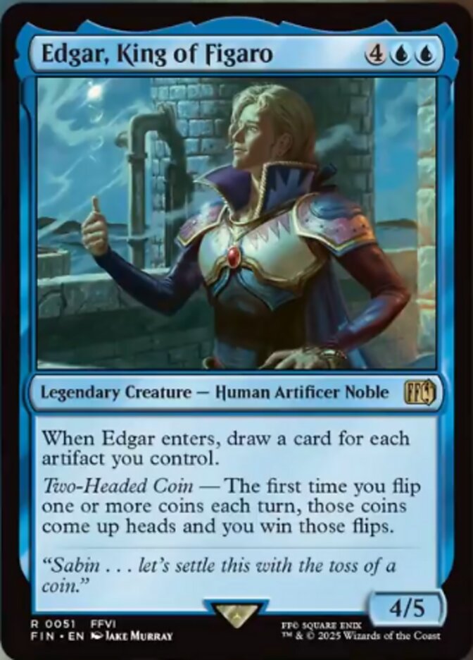 Edgar, King of Figaro - Foil