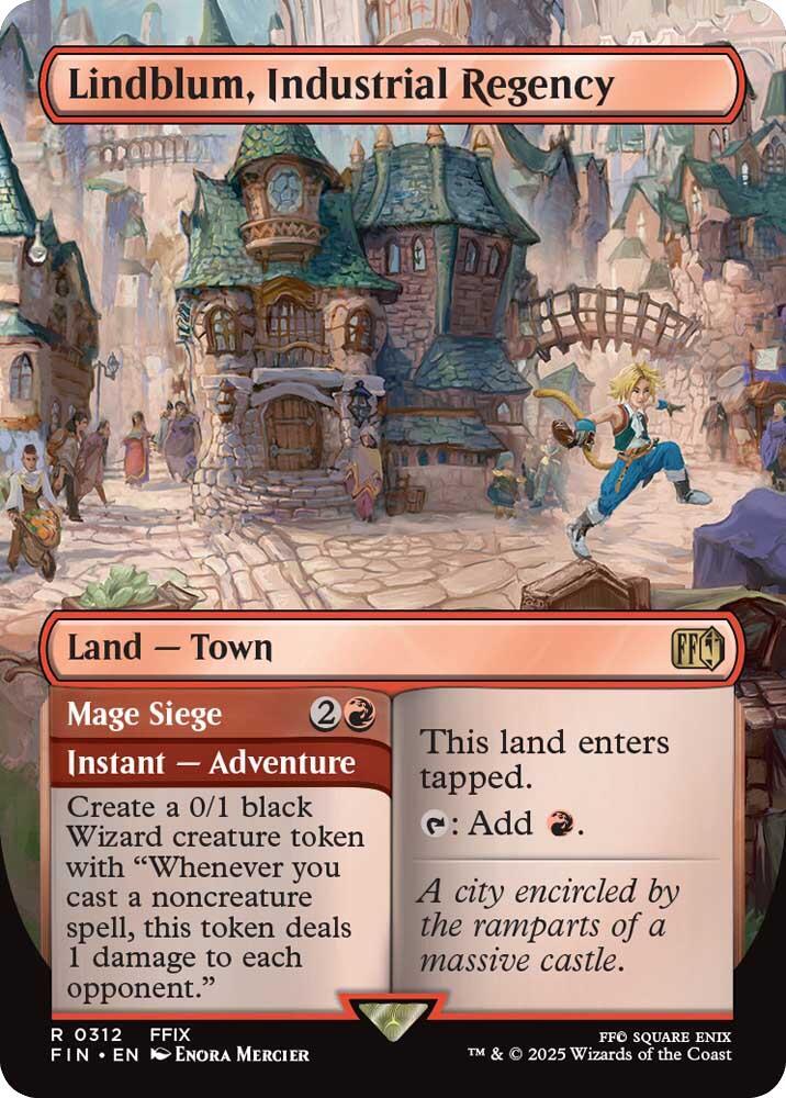 Lindblum, Industrial Regency // Mage Siege - Foil - Borderless