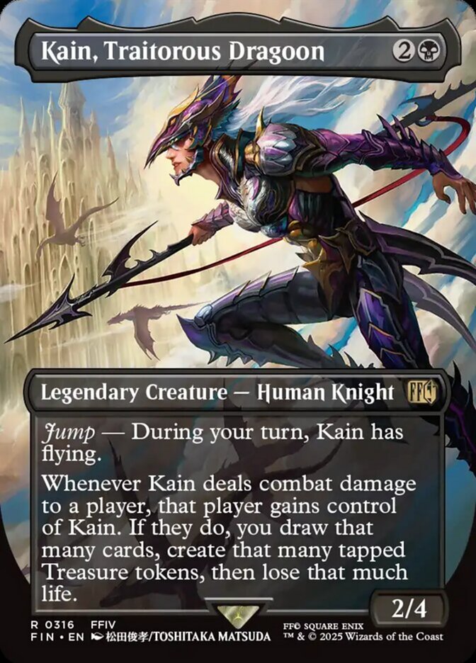 Kain, Traitorous Dragoon - Foil - Borderless