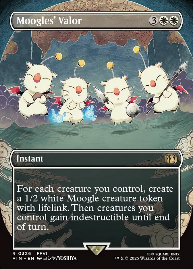 Moogles Valor - Foil - Borderless