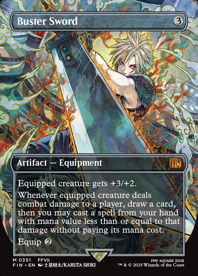 Buster Sword - Foil - Borderless