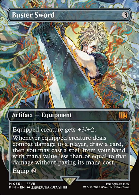 Buster Sword - Foil - Borderless