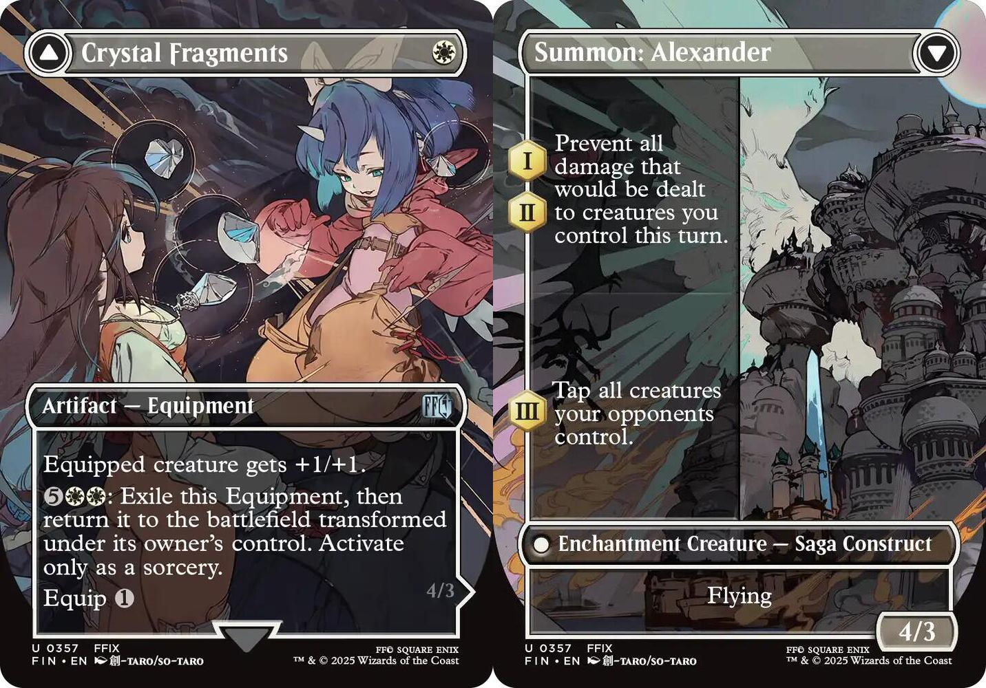 Crystal Fragments // Summon: Alexander - Borderless