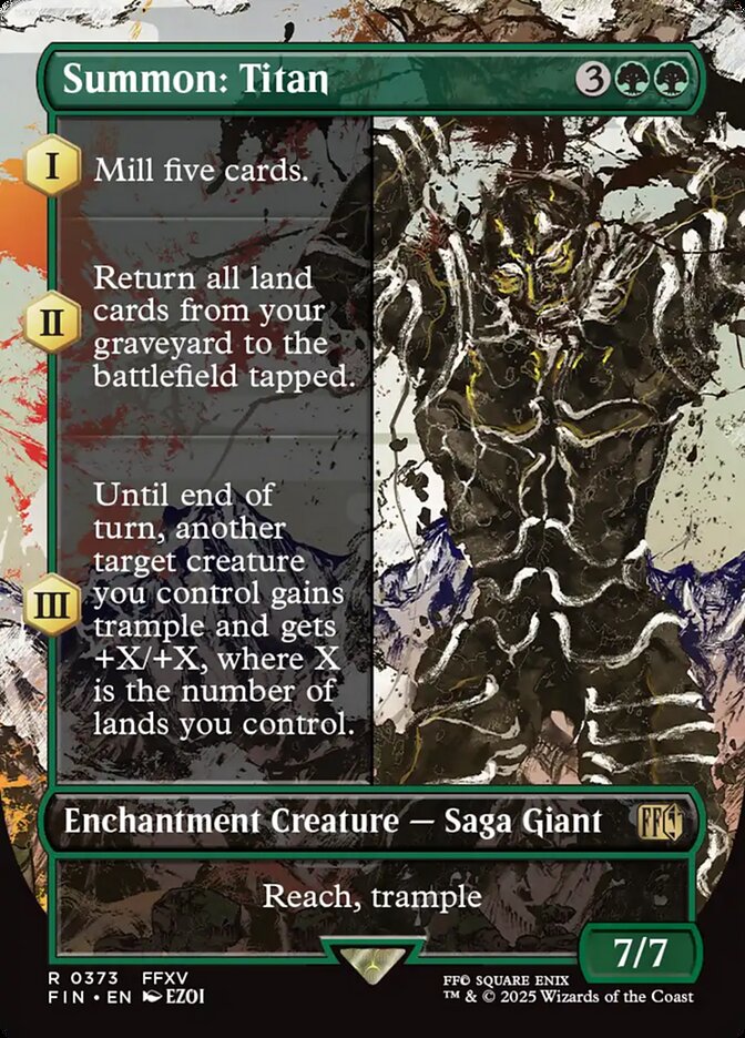 Summon: Titan - Foil - Borderless