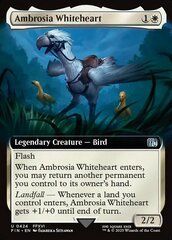 Ambrosia Whiteheart - Foil - Extended Art