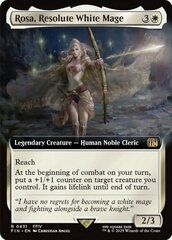 Rosa, Resolute White Mage - Foil - Extended Art