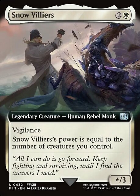 Snow Villiers - Foil - Extended Art