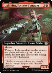 Lightning, Security Sergeant - Foil - Extended Art