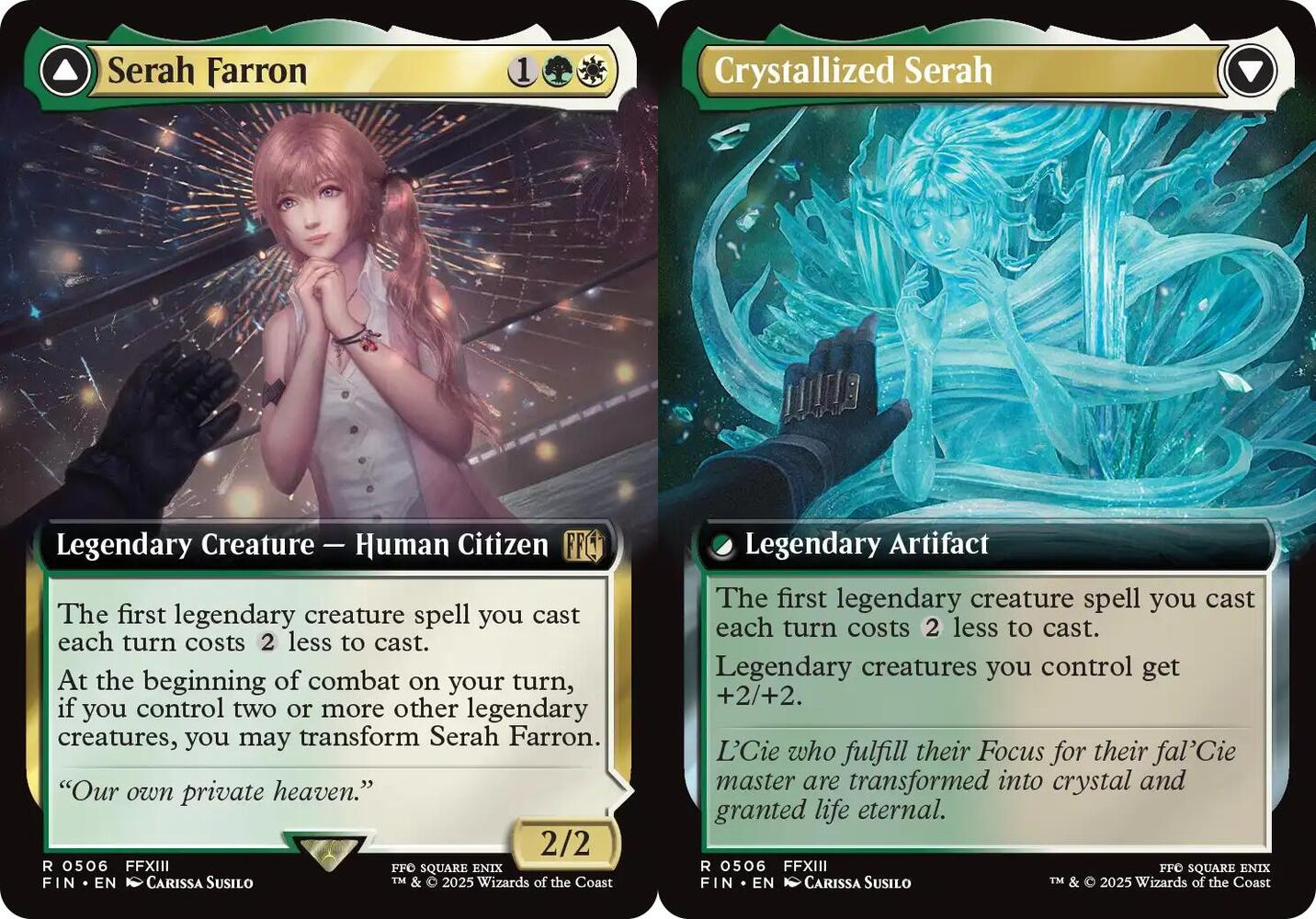 Serah Farron // Crystallized Serah - Foil - Extended Art