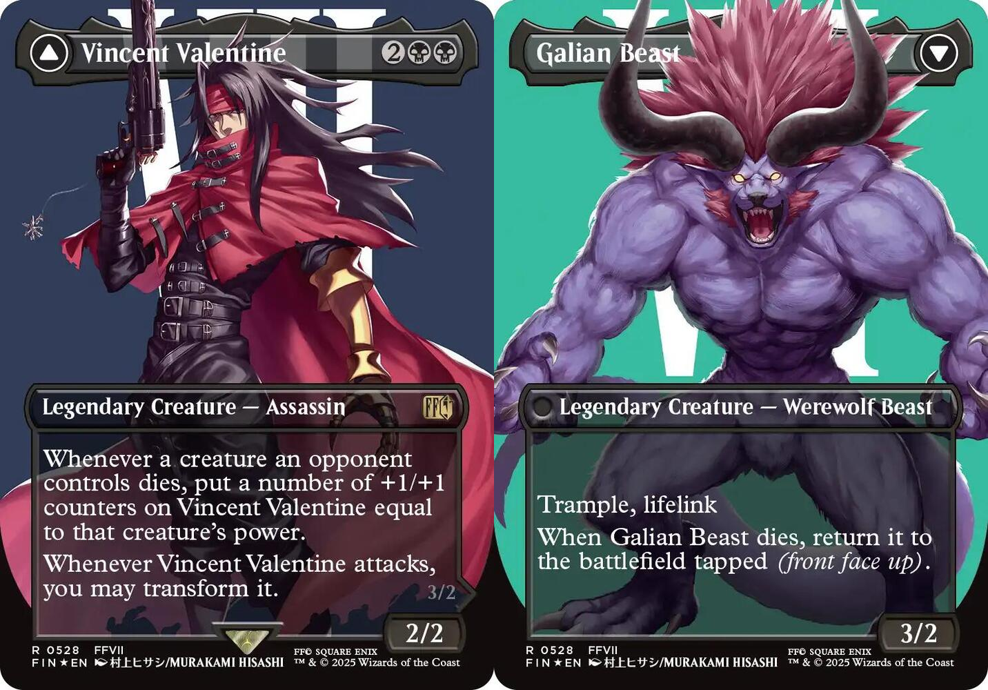 Vincent Valentine // Galian Beast - Surge Foil - Borderless