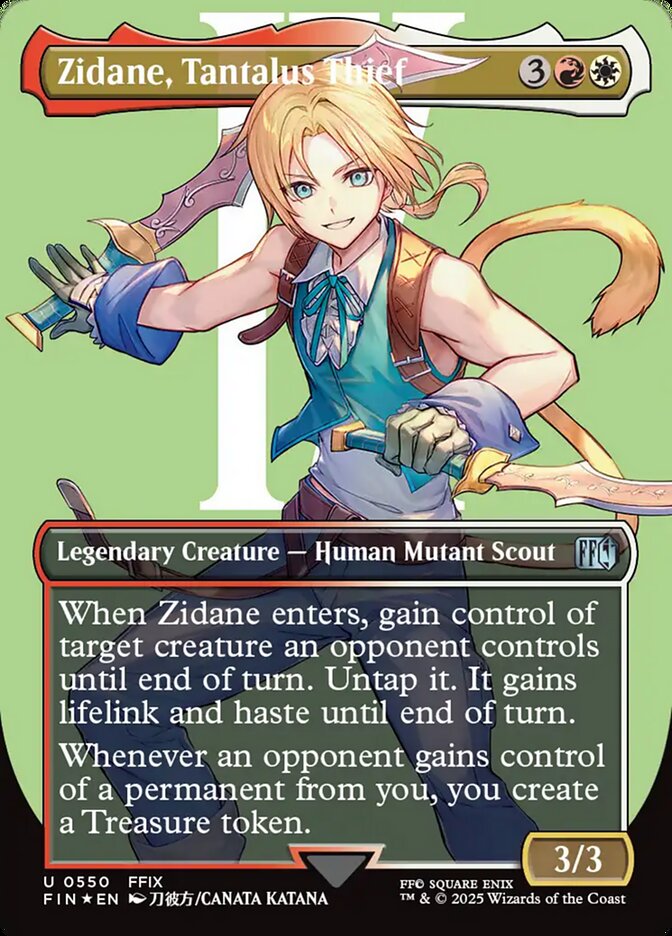 Zidane, Tantalus Thief - Surge Foil - Borderless