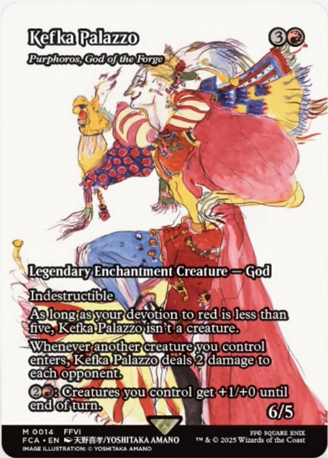 Kefka Palazzo - Purphoros, God of the Forge - Foil - Showcase