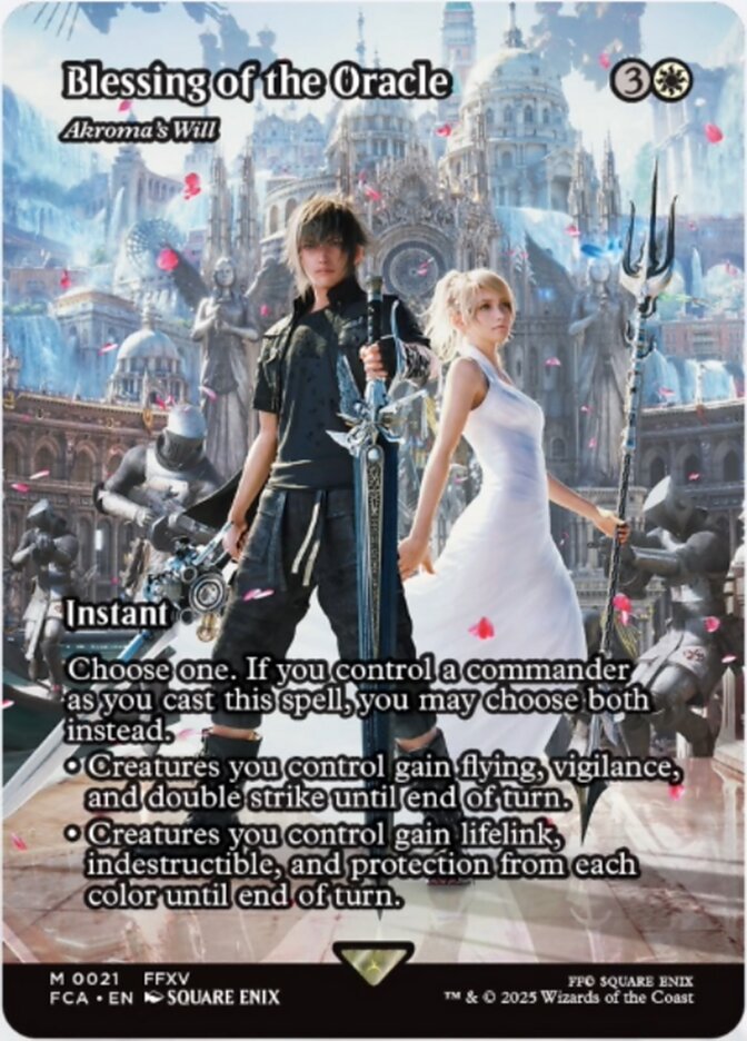 Blessing of the Oracle - Akromas Will - Foil - Showcase