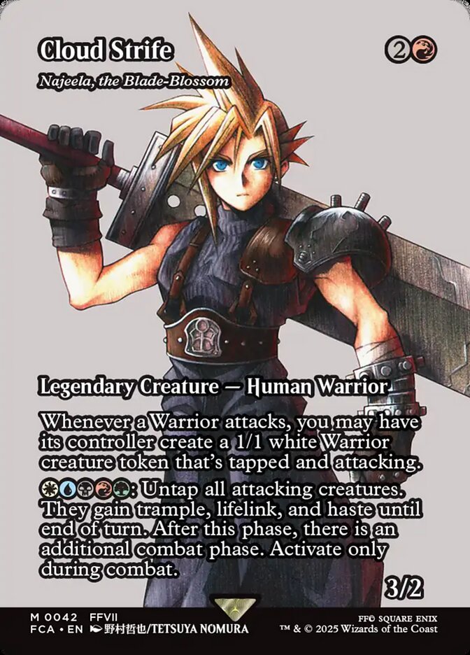 Cloud Strife - Najeela, the Blade-Blossom - Foil - Showcase