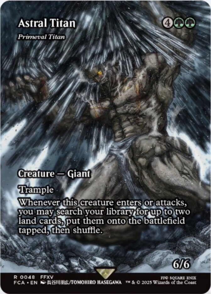 Astral Titan - Primeval Titan - Foil - Showcase