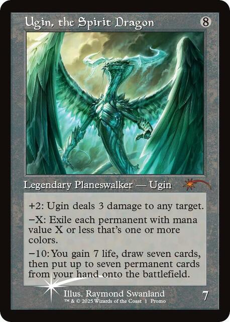 Ugin, the Spirit Dragon - Foil - Retro Frame