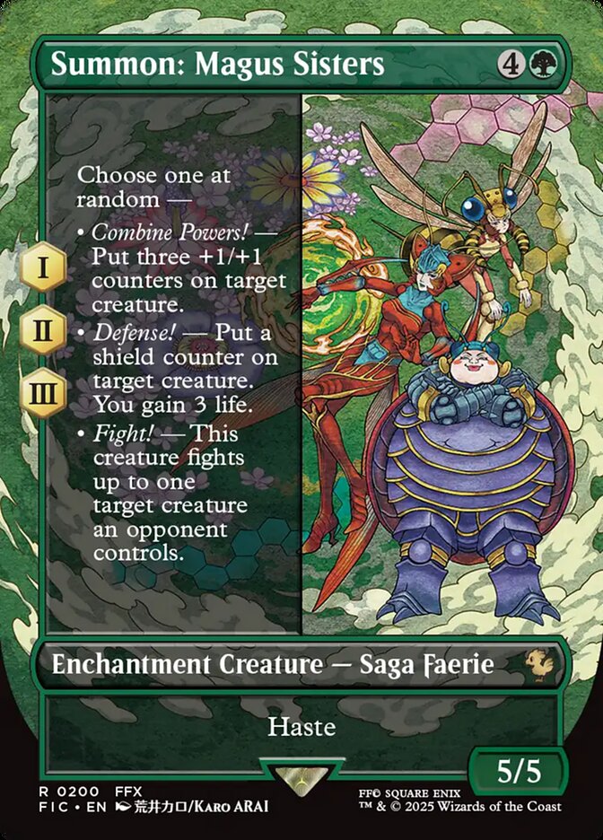 Summon: Magus Sisters - Foil - Borderless