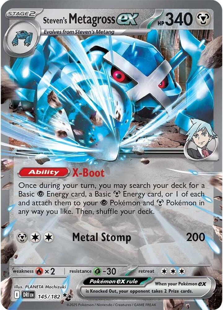 Stevens Metagross ex - 145/182 - Double Rare