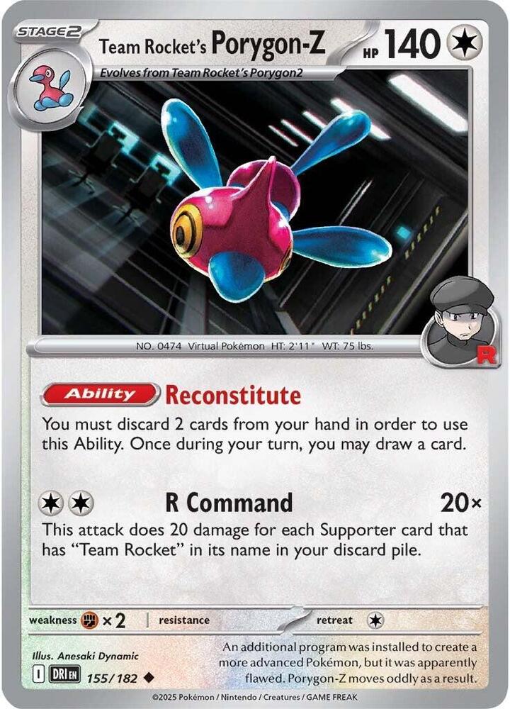 Team Rockets Porygon-Z - 155/182 - Uncommon