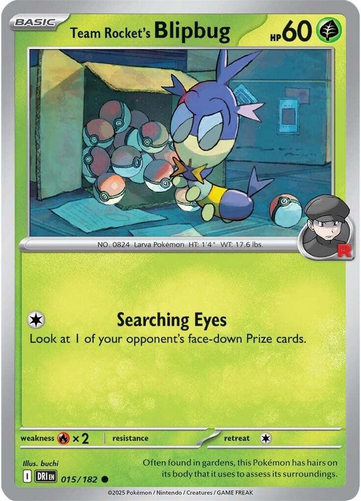 Team Rockets Blipbug - 015/182 - Common