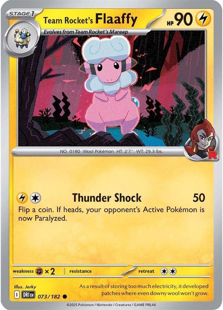 Team Rockets Flaaffy - 073/182 - Common