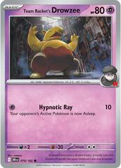 Team Rocket's Drowzee - 079/182 - Common